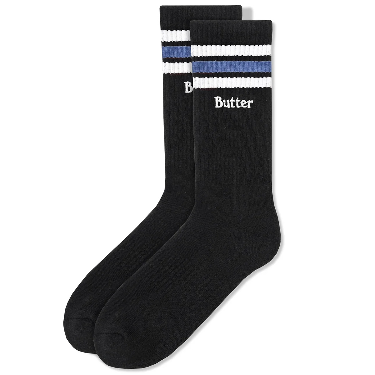 Butter Goods Stripe Socks Black Butter Goods Stripe Socks Black
