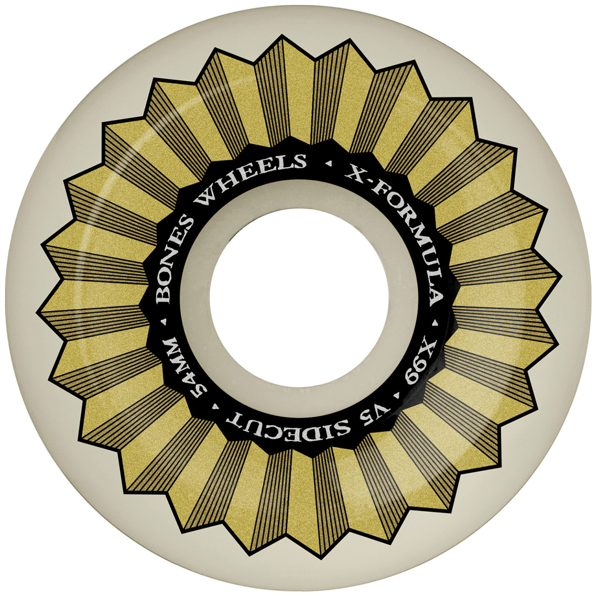 Bones X Formula V5 Sidecut Wheels 99A 54mm