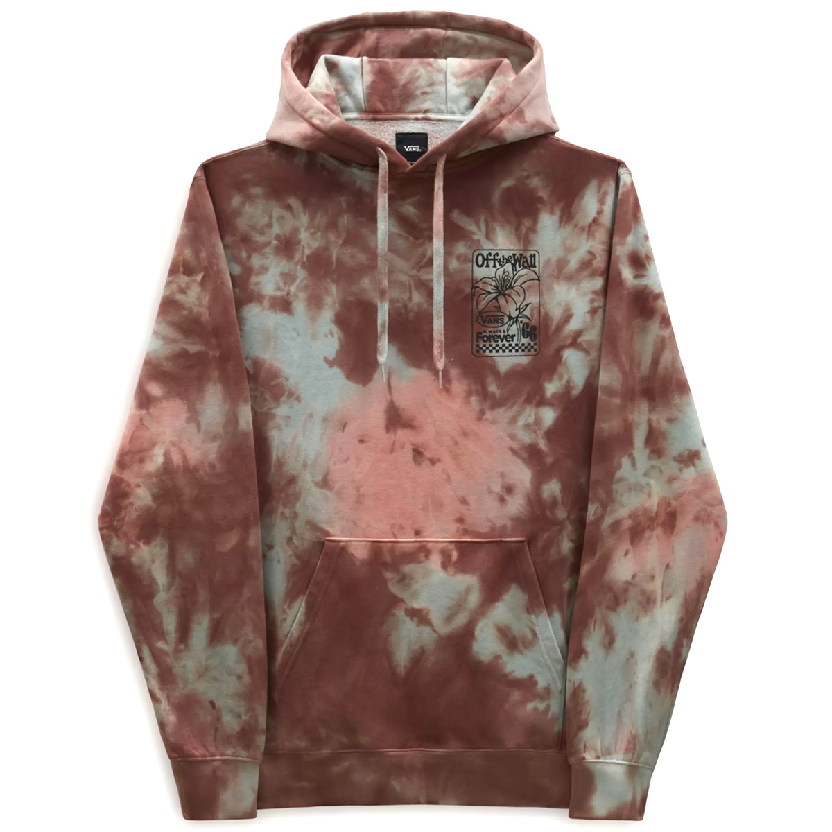 Vans Forever Tiedye Hooded Sweater Russet Brown