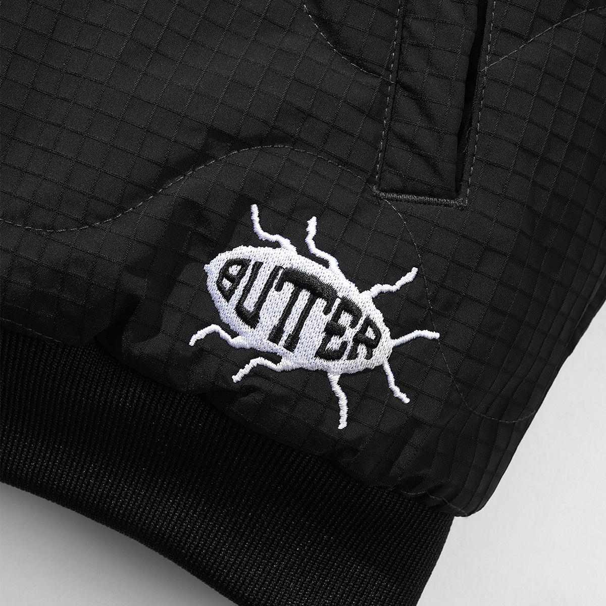 Butter Goods Roach Bomber Jacket Black Butter Goods Roach Bomber Jacket Black
