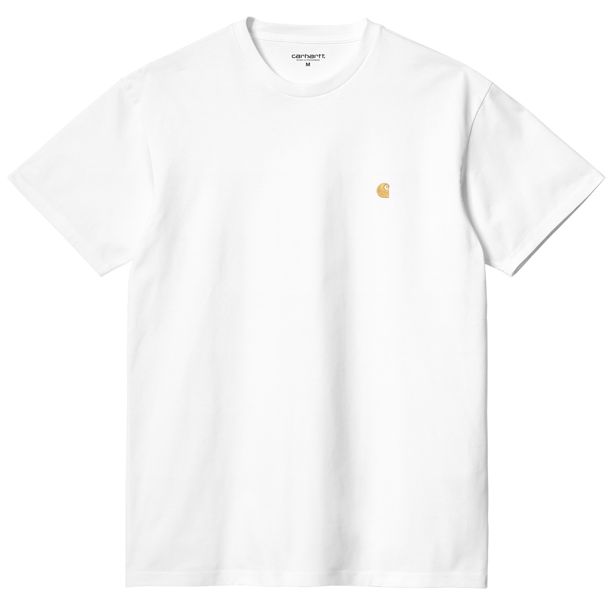 Carhartt WIP Chase T-Shirt White/Gold Carhartt WIP Chase T-Shirt White/Gold