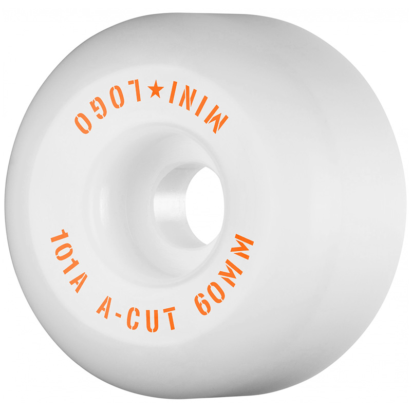 Mini Logo A-Cut-2 Wheels 101A White 60mm
