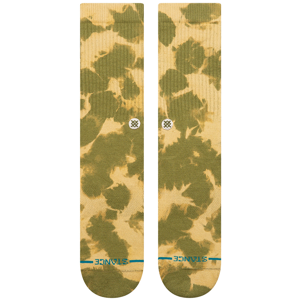 Stance Spotty Dye Crew Socks Olive