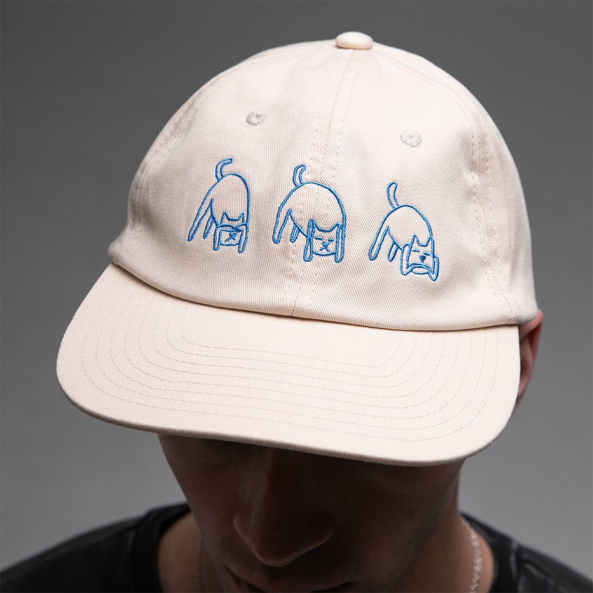 RIPNDIP Blonded Strapback Cap Off White RIPNDIP Blonded Strapback Cap Off White