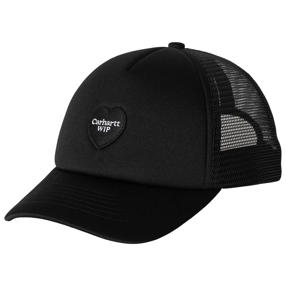 Carhartt WIP Heart Patch Trucker Cap Black