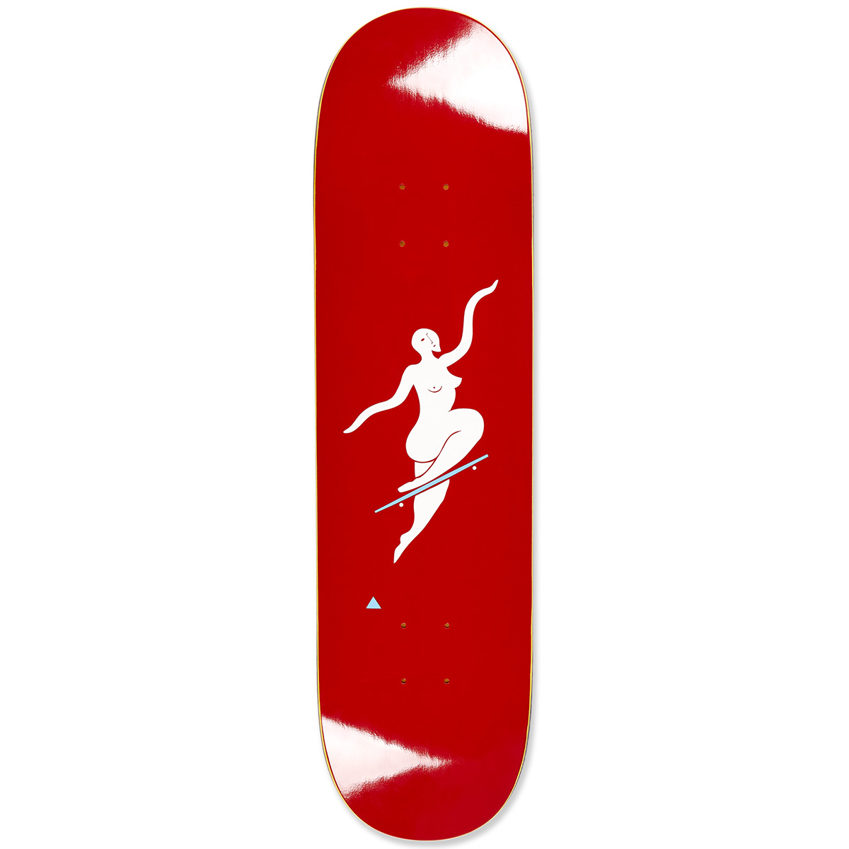 Polar No Complies Team Model Skateboard Deck Red 8.25
