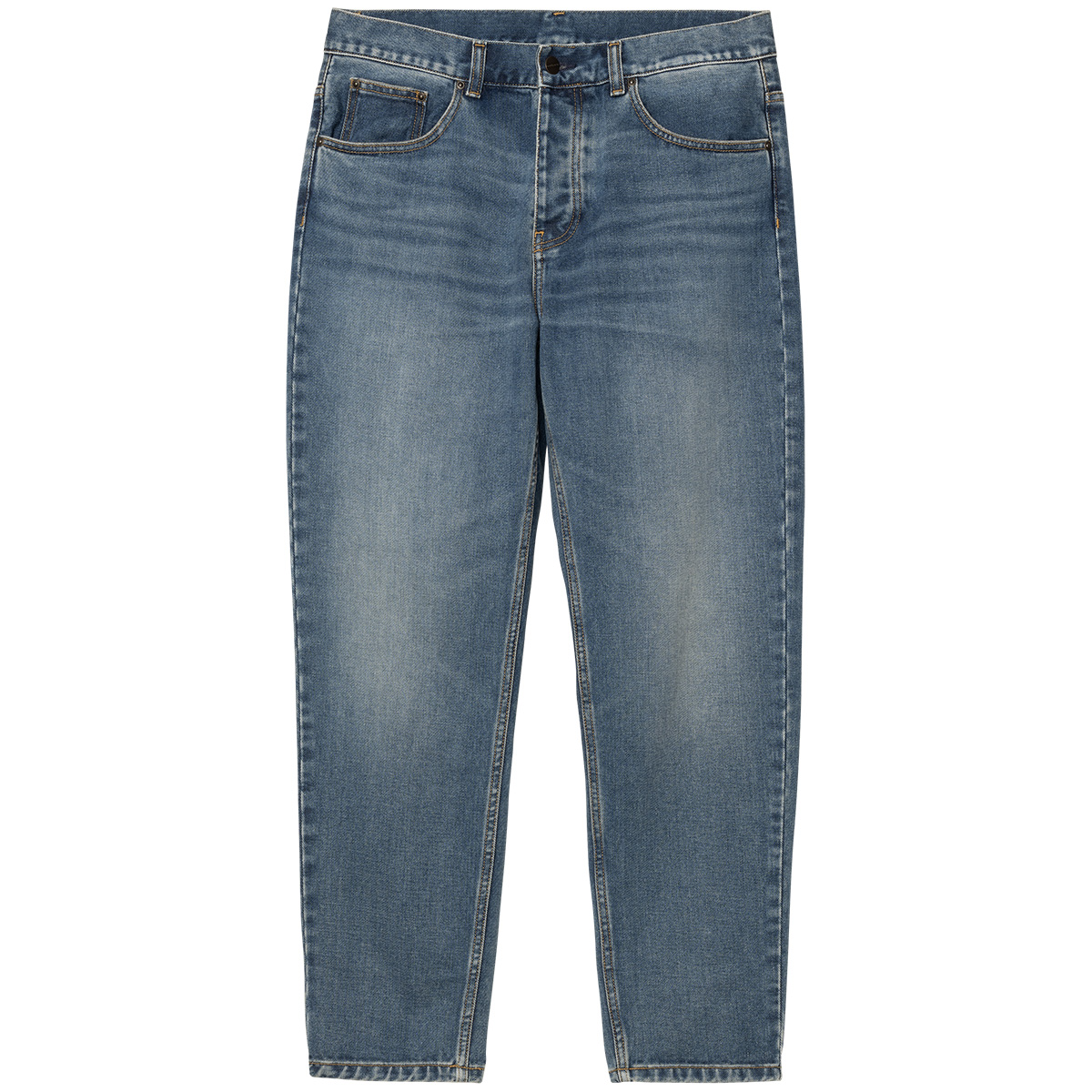 Carhartt WIP Newel Pant Blue Dark Used Wash