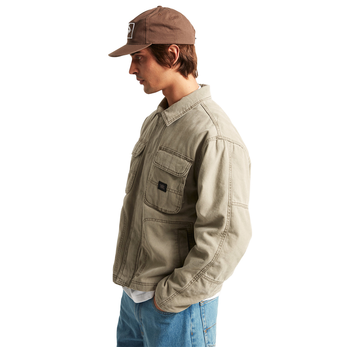 Vans Umber Pigment Canvas Jacket Aluminum