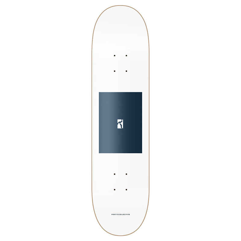 Poetic Box Board Skateboard Deck Navy 8.0