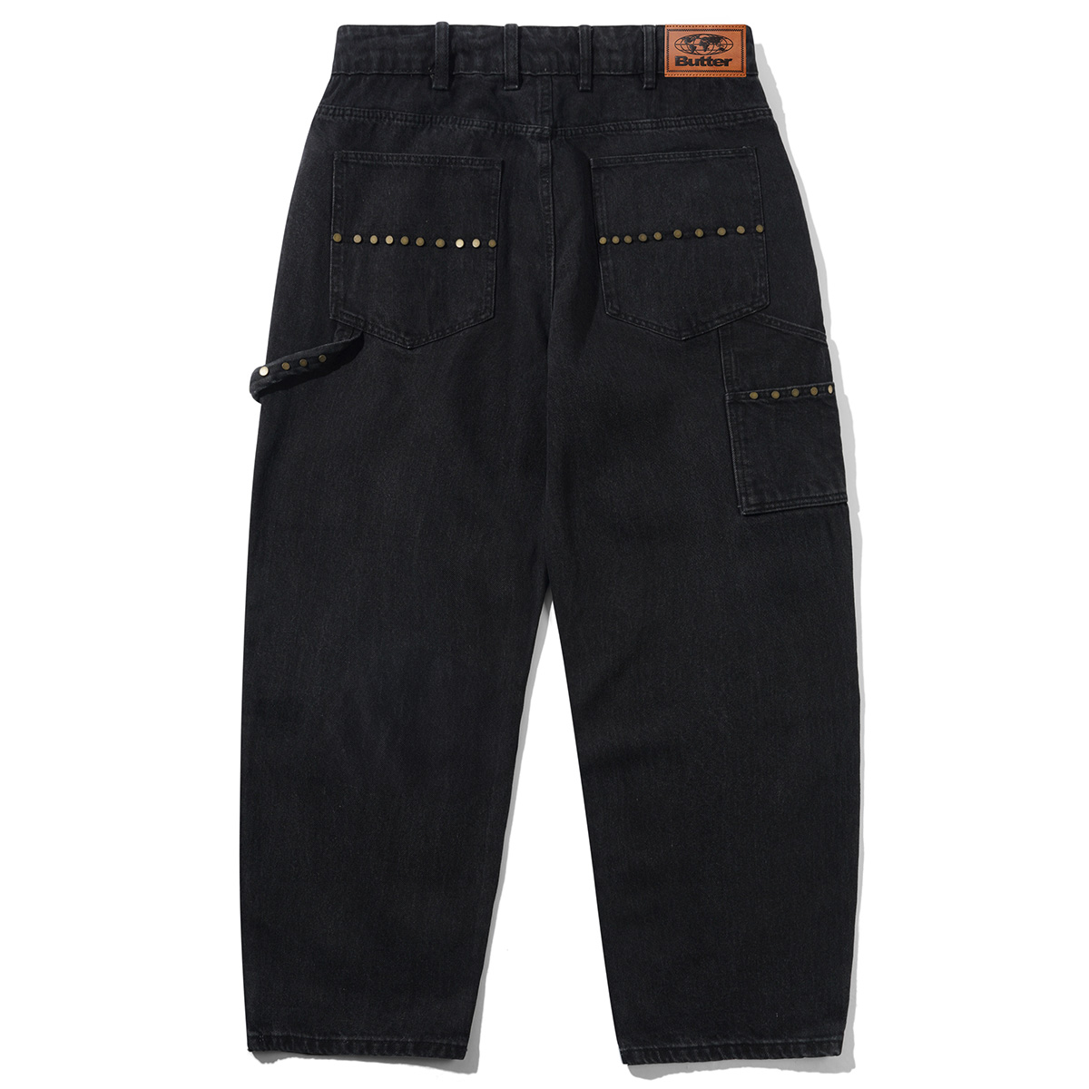 Butter Goods Rivet Denim Jeans Washed Black Butter Goods Rivet Denim Jeans Washed Black