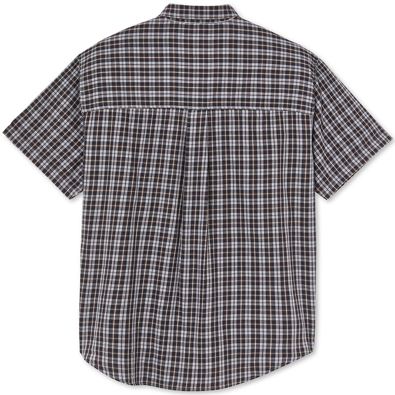 Polar Mitchell Poplin Shirt Graphite/Gold Polar Mitchell Poplin Shirt Graphite/Gold