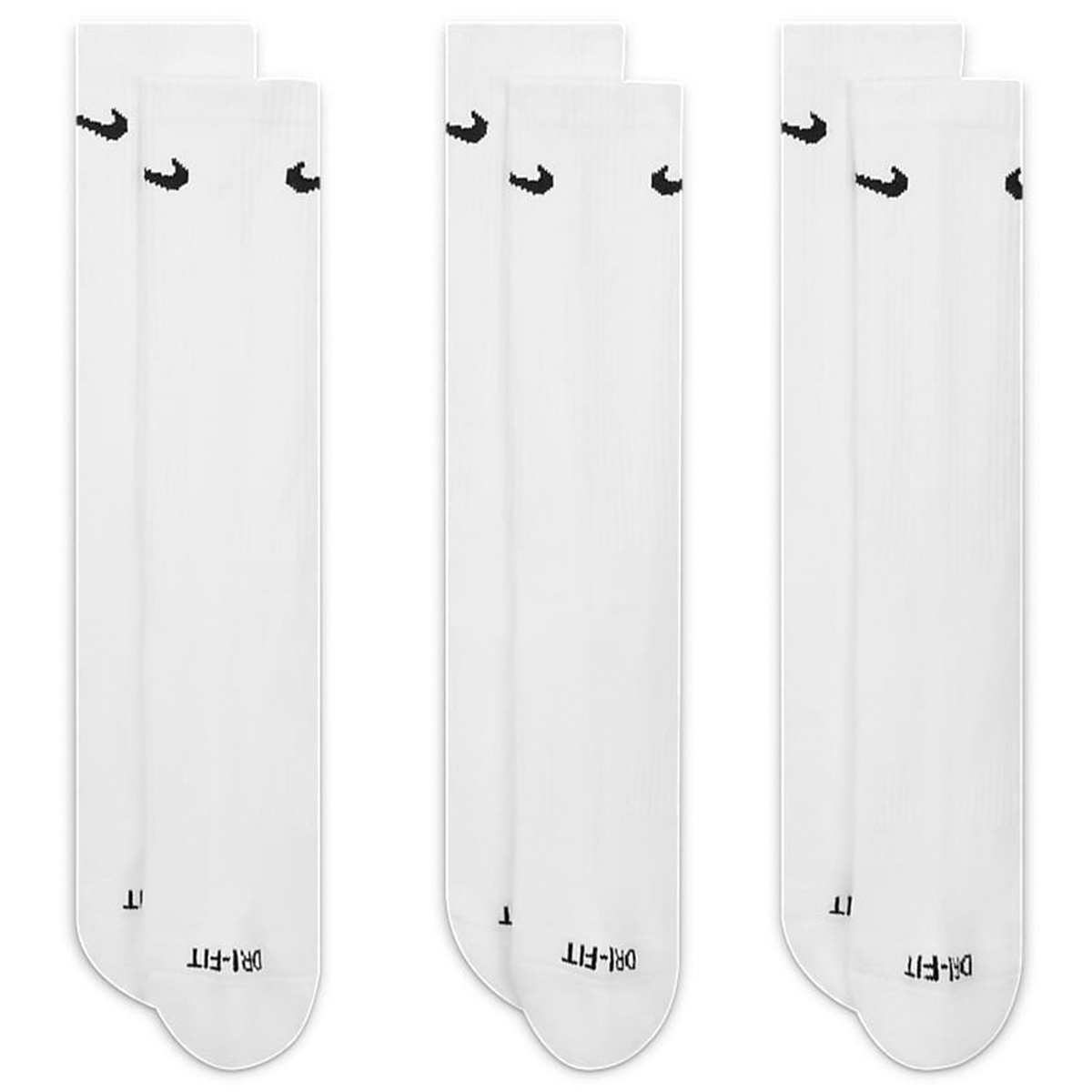 Nike SB Everyday Plus Cushioned Crew Socks White/Black 3-Pack Nike SB Everyday Plus Cushioned Crew Socks White/Black 3-Pack