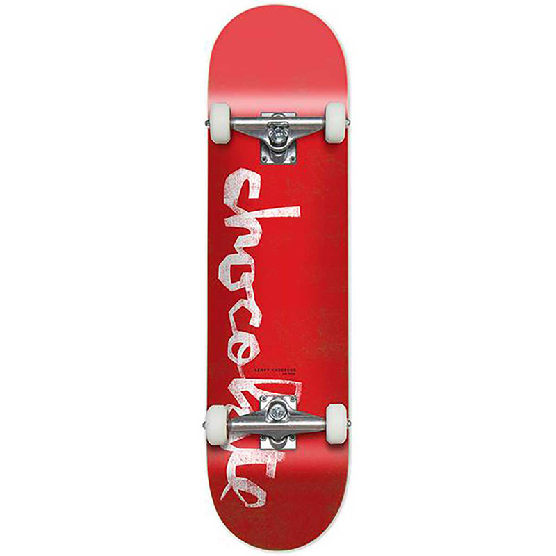 Chocolate Anderson Og Chunk Complete Skateboard Red 8.0