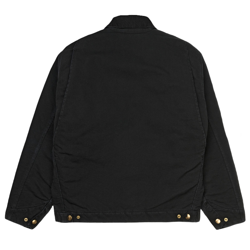 Carhartt WIP OG Detroit Jacket Black/Black Aged Canvas Carhartt WIP OG Detroit Jacket Black/Black Aged Canvas