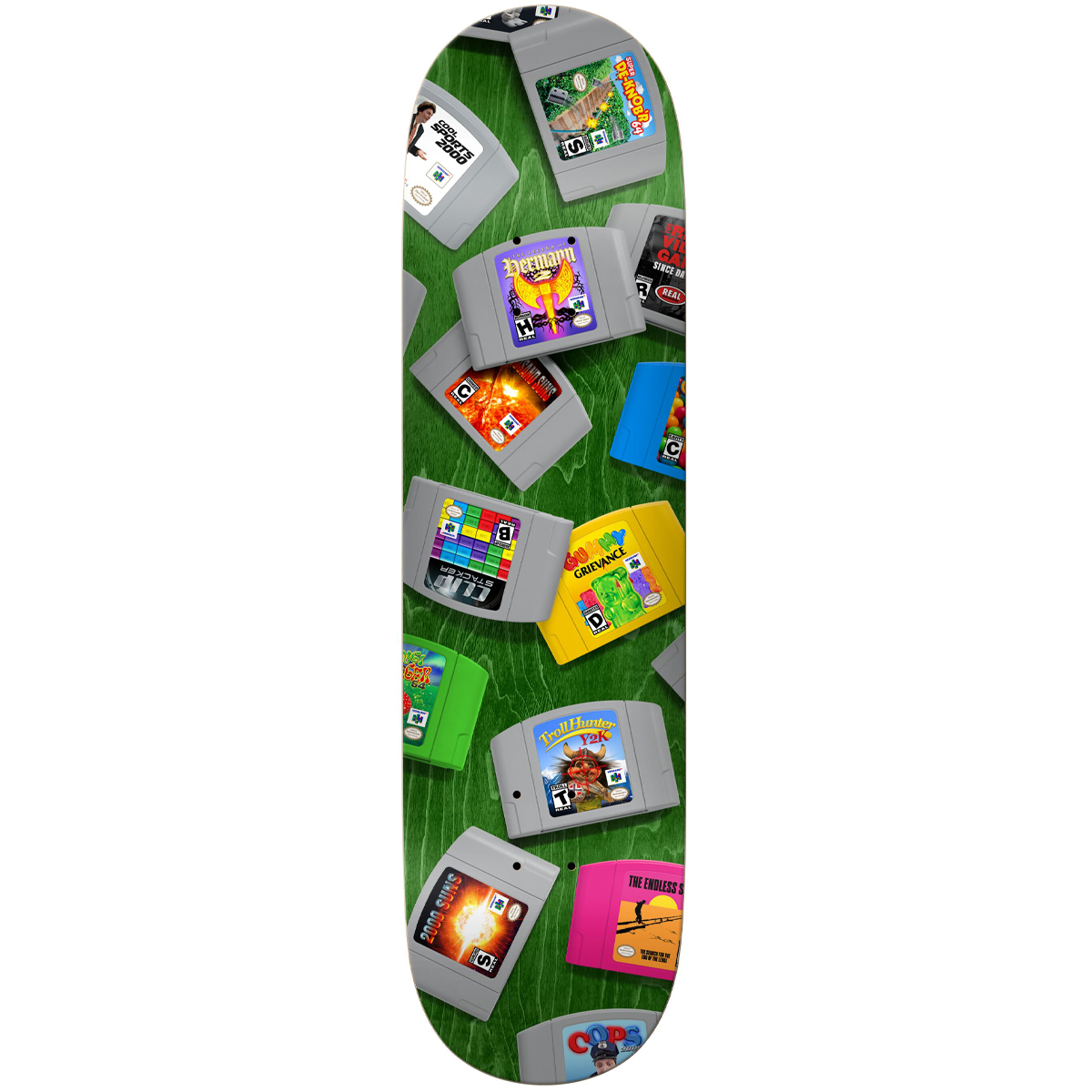 Real Hermann 64 Bit True Fit Skateboard Deck 8.25