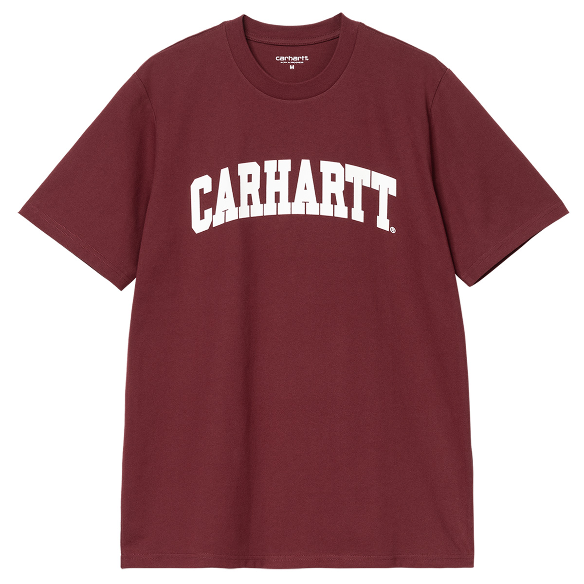 Carhartt WIP University T-Shirt Malbec/White Carhartt WIP University T-Shirt Malbec/White