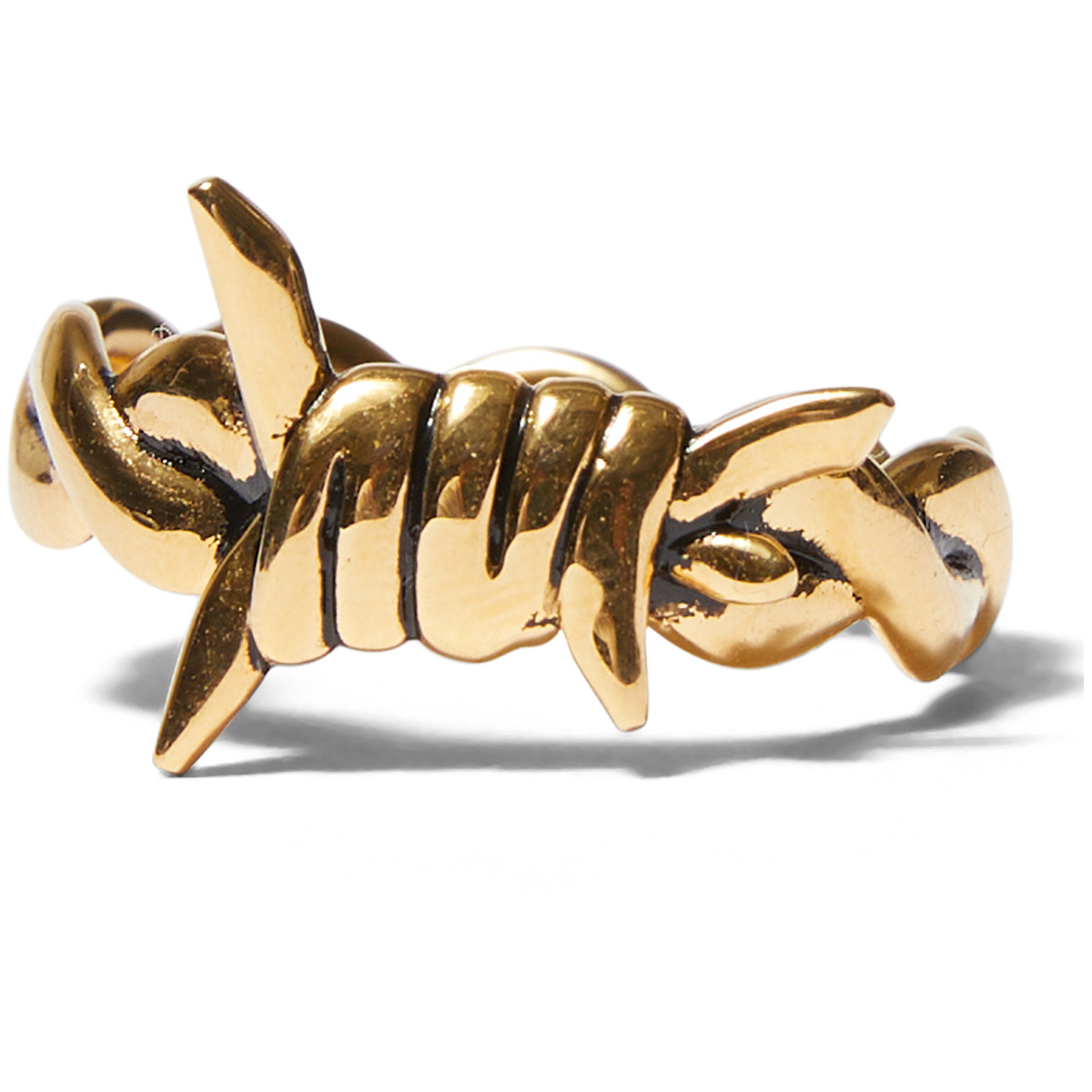 HUF Barbed Wire Ring Gold 8