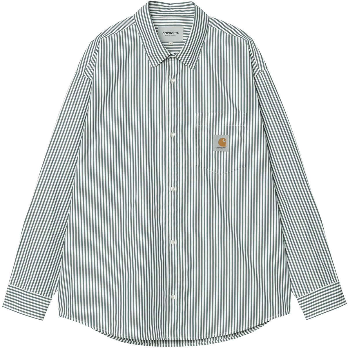 Carhartt WIP Daldry Longsleeve Shirt Daldry Stripe Office Blue/Wax
