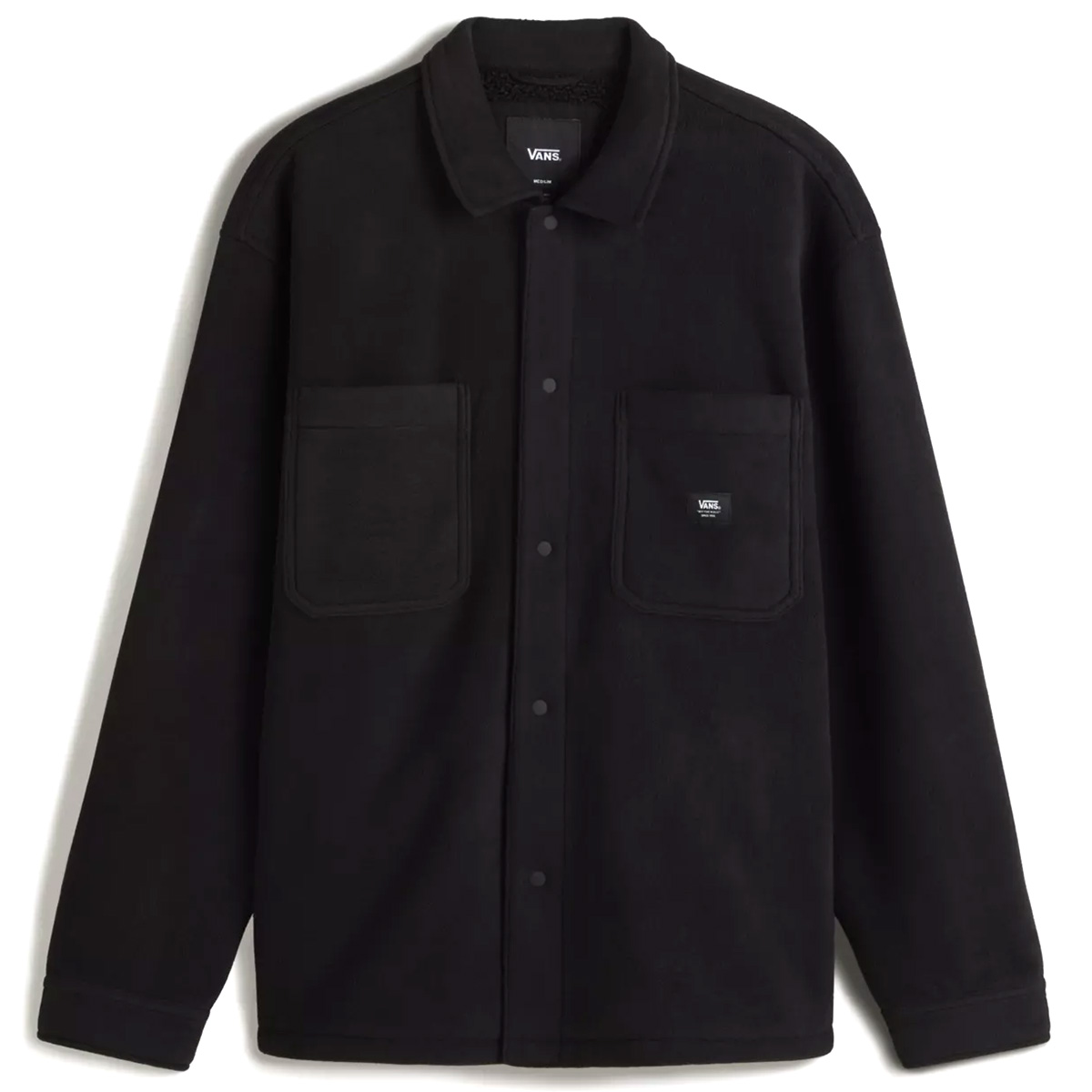 Vans Penmar Heavyweight Polar Fleece Shacket Black