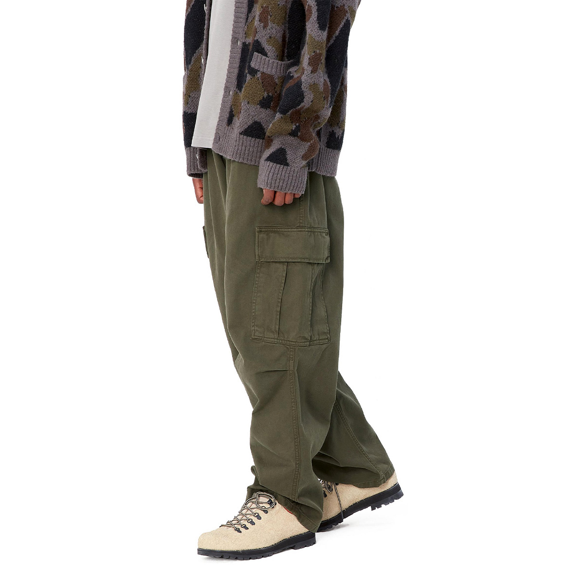 Carhartt WIP Cole Cargo Pant Office Green Garment Dyed