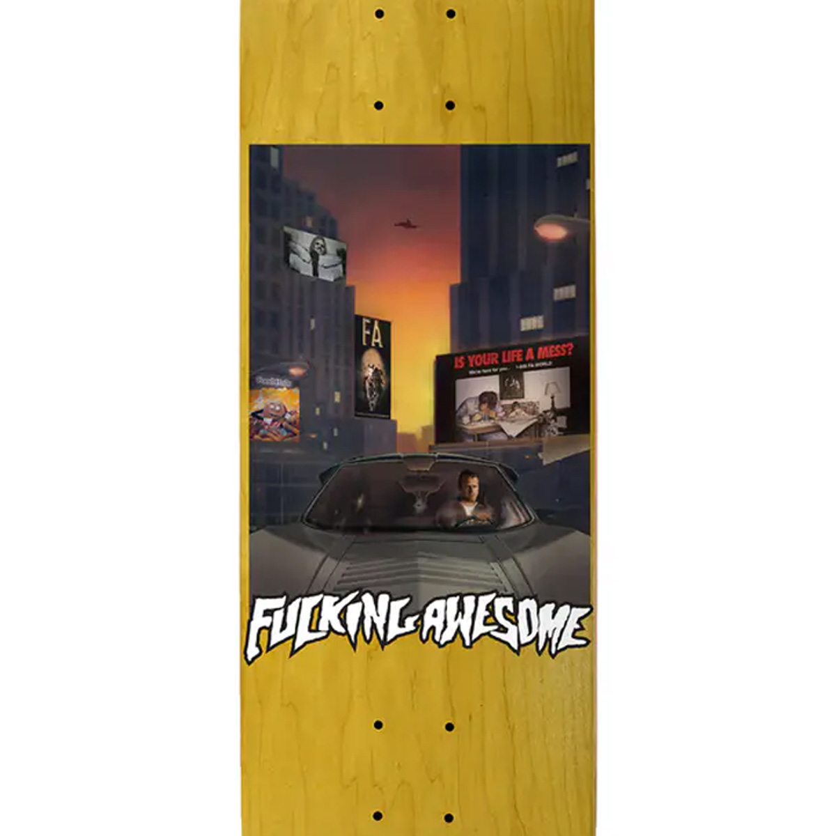 Fucking Awesome AVE City Drive Skateboard Deck 8.5
