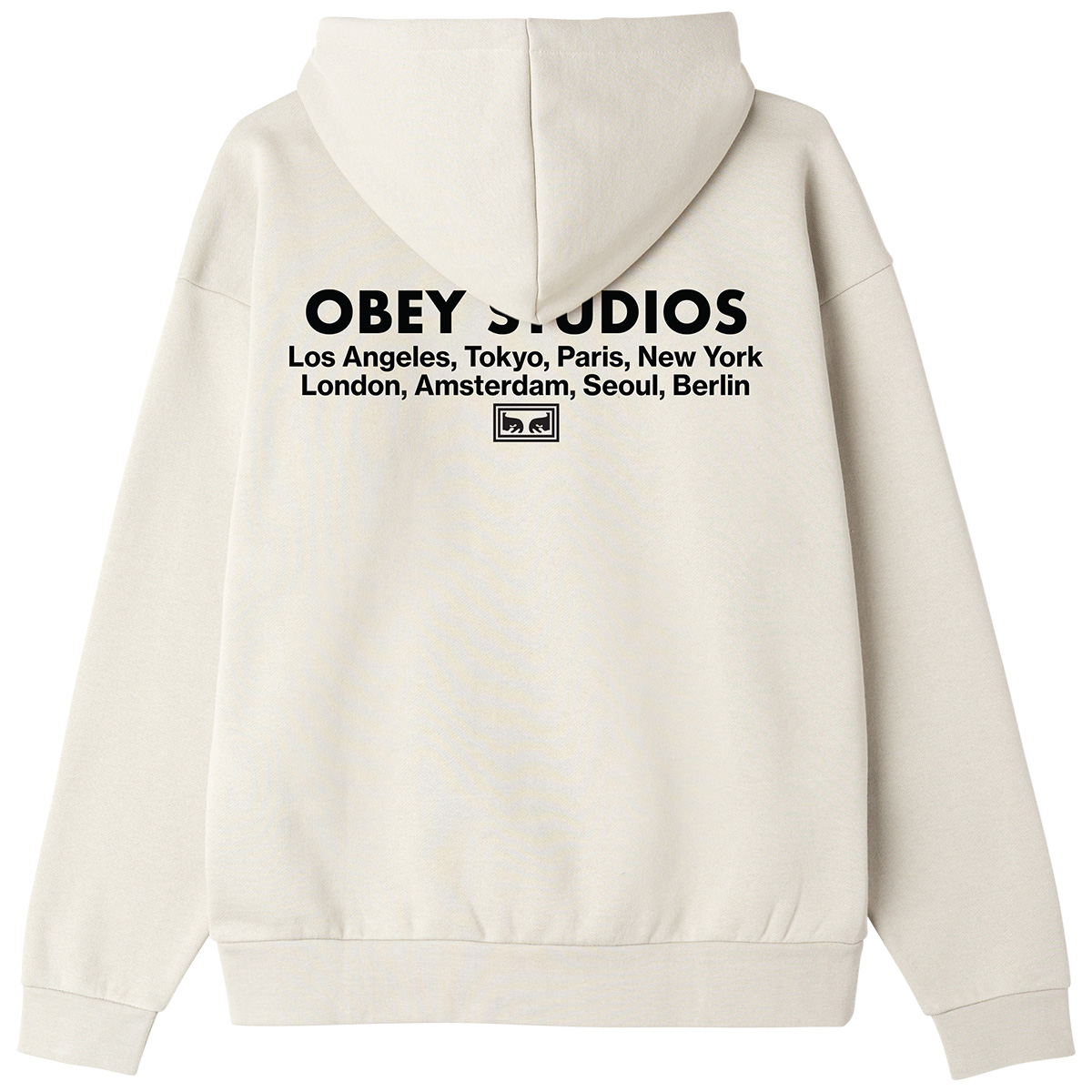 Obey Studios Hooded Sweater Unbleached