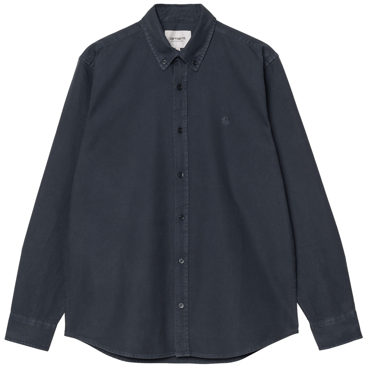 Carhartt WIP Bolton Longsleeve Shirt Mizar Garment Dyed Carhartt WIP Bolton Longsleeve Shirt Mizar Garment Dyed