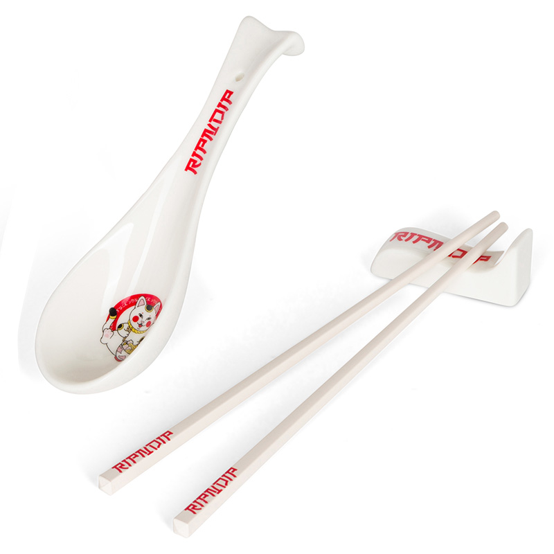 RIPNDIP Lucky Nerm Chopstick And Spoon Set White RIPNDIP Lucky Nerm Chopstick And Spoon Set White