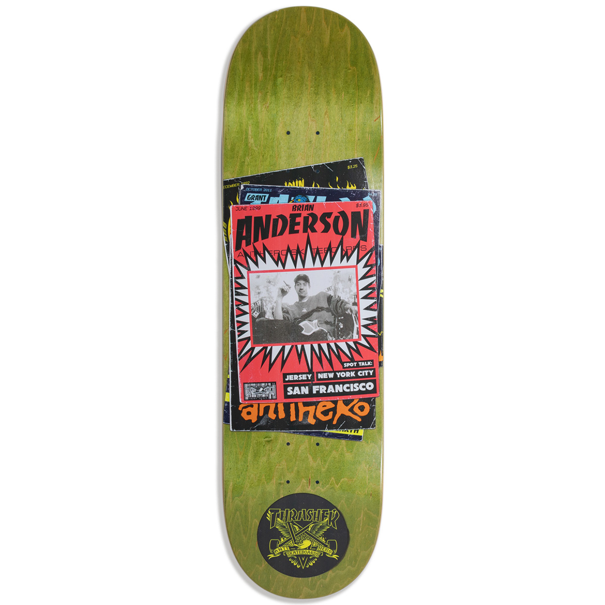 Anti Hero B.A Thrasher Collab Skateboard Deck 9.0