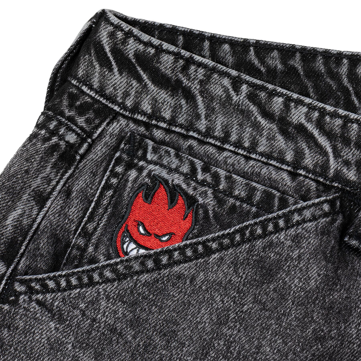 Spitfire Bighead Fill Denim Pant Denim Pants Black Stone Wash Spitfire Bighead Fill Denim Pant Denim Pants Black Stone Wash