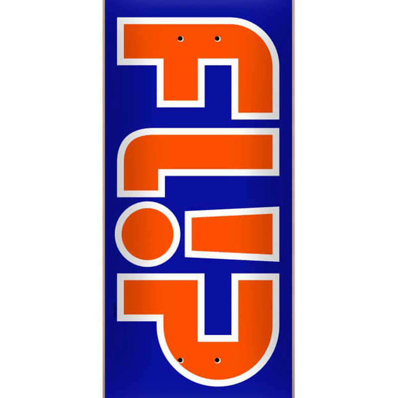 Flip Team Outlined Skateboard Deck Blue 8.25 Flip Team Outlined Skateboard Deck Blue 8.25