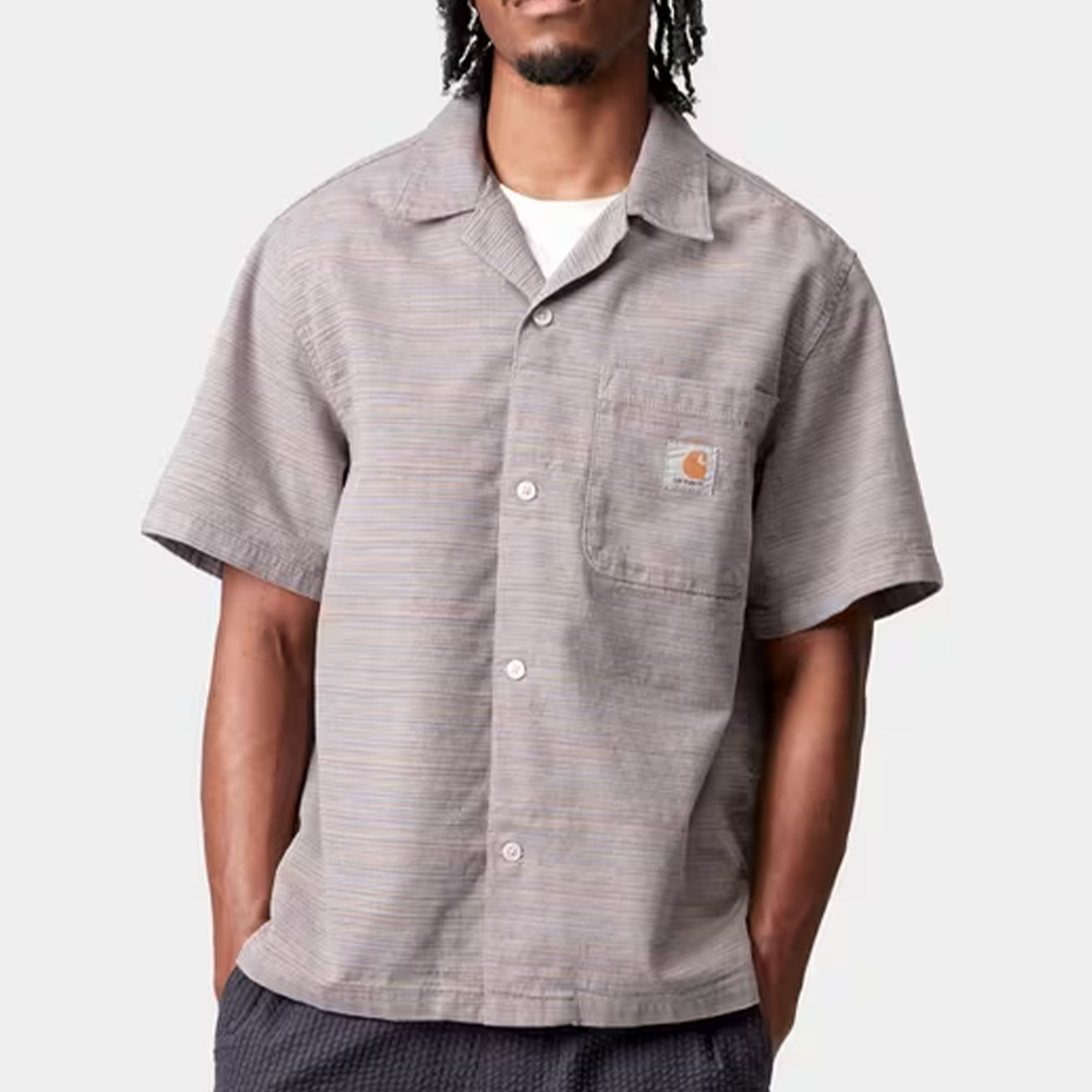Carhartt WIP Gellar Shirt Gellar Stripe Multicolor Rinsed