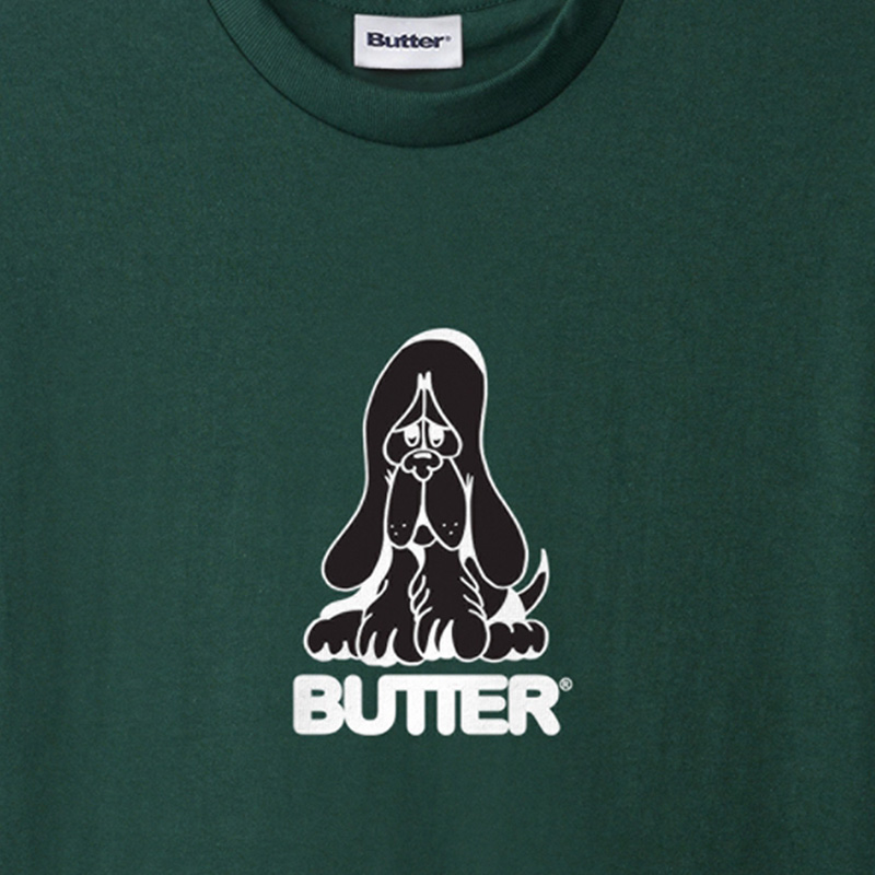 Butter Goods Hound T-Shirt Dark Forest Butter Goods Hound T-Shirt Dark Forest