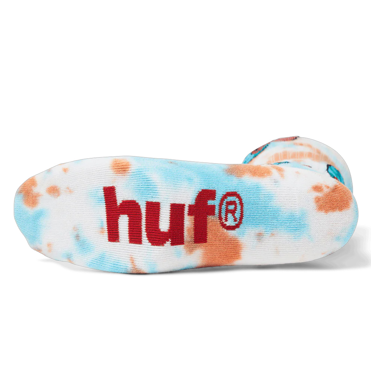 HUF Microdose Tiedye Sock Red HUF Microdose Tiedye Sock Red