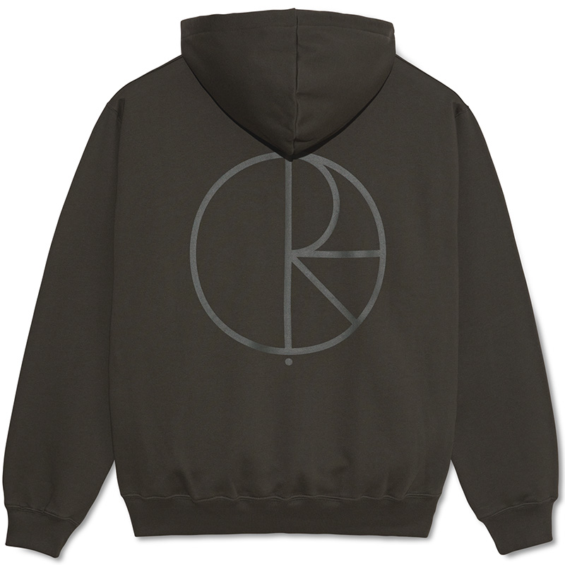 Polar Stroke Logo Dave Hoodie Dirty Black