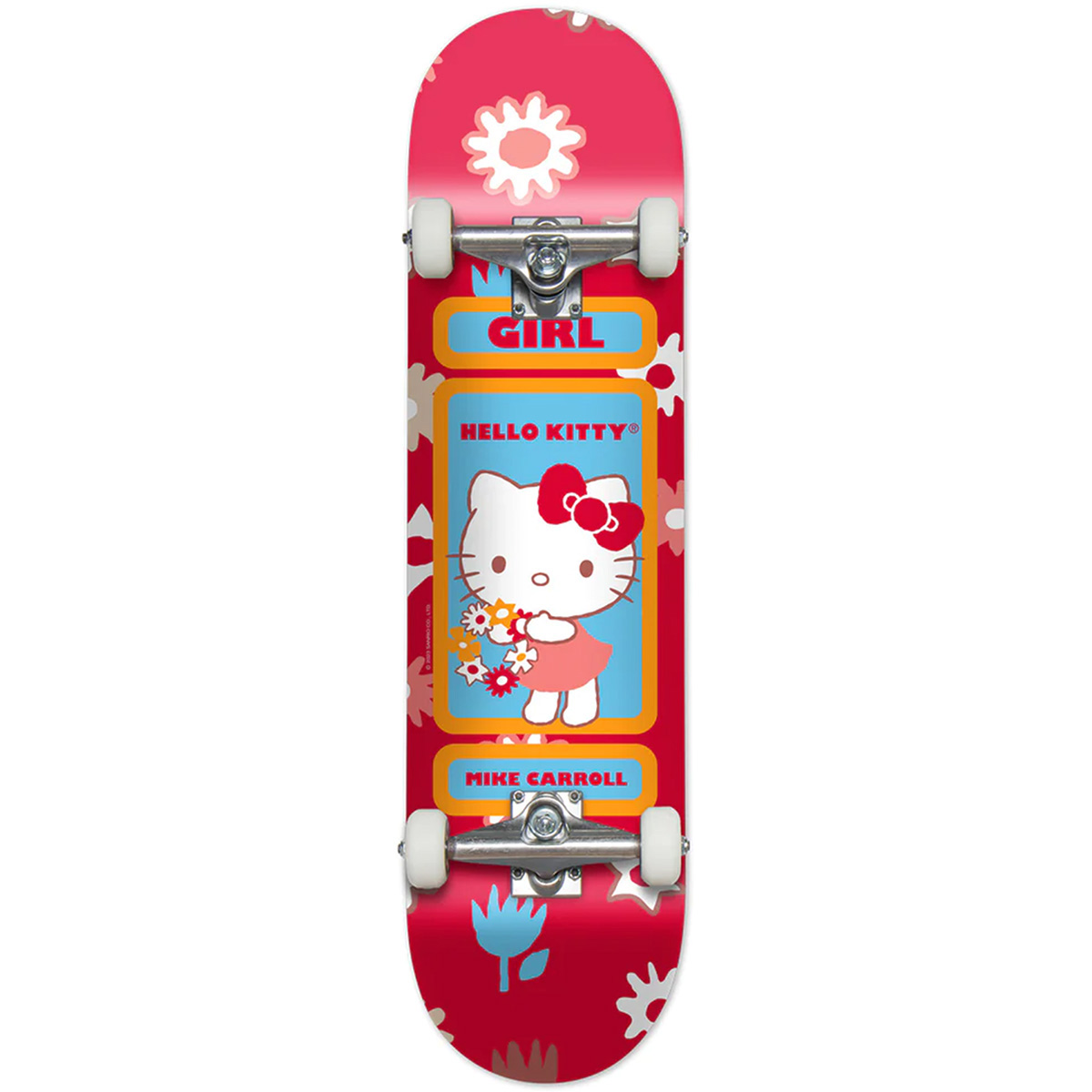 Girl Carrol Hello Kitty Complete Skateboard 7.75