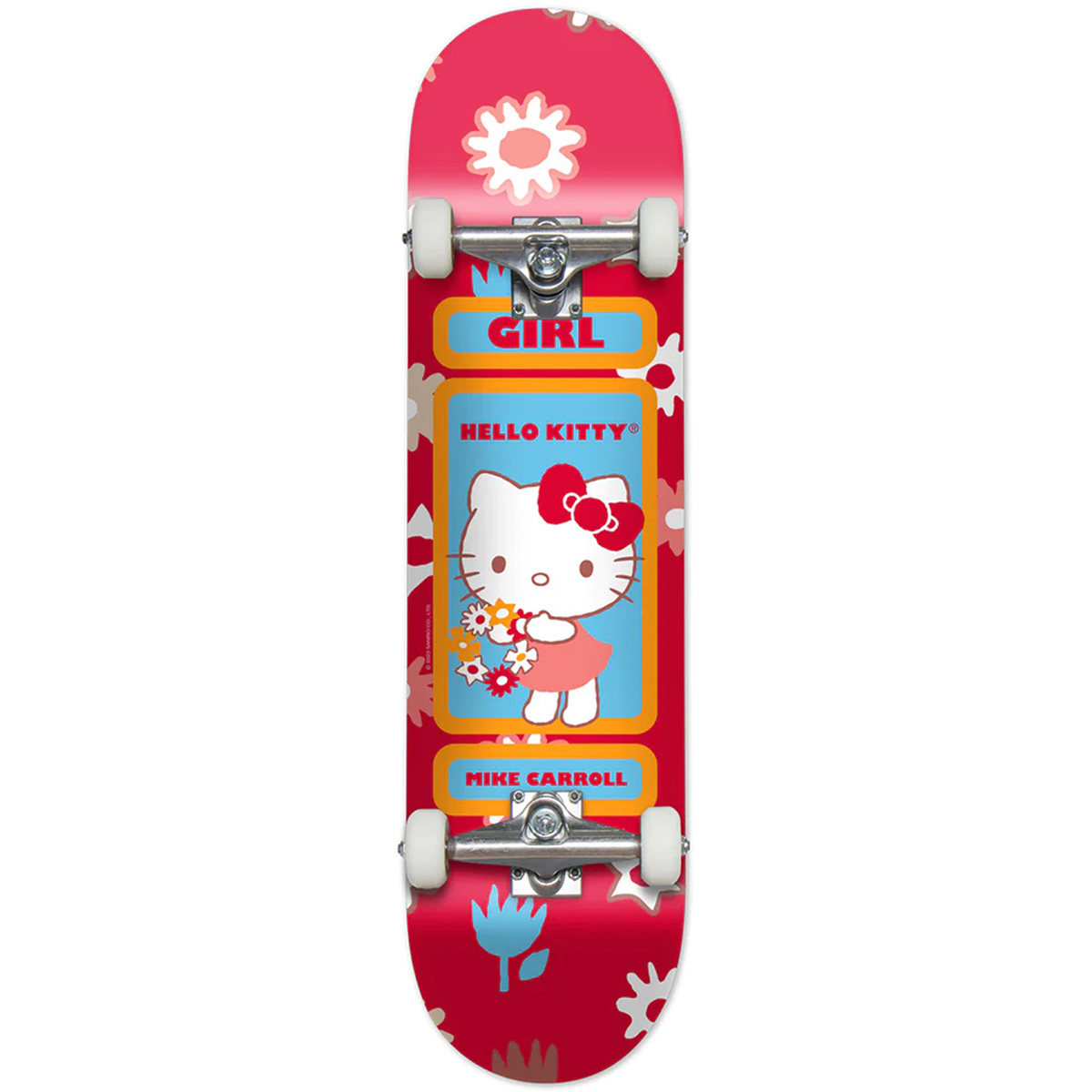 Girl Carrol Hello Kitty Complete Skateboard 7.75 Girl Carrol Hello Kitty Complete Skateboard 7.75