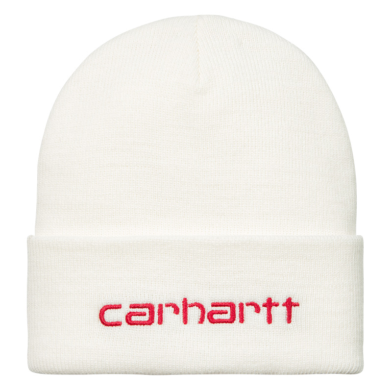 Carhartt WIP Script Beanie Wax/Rocket Carhartt WIP Script Beanie Wax/Rocket