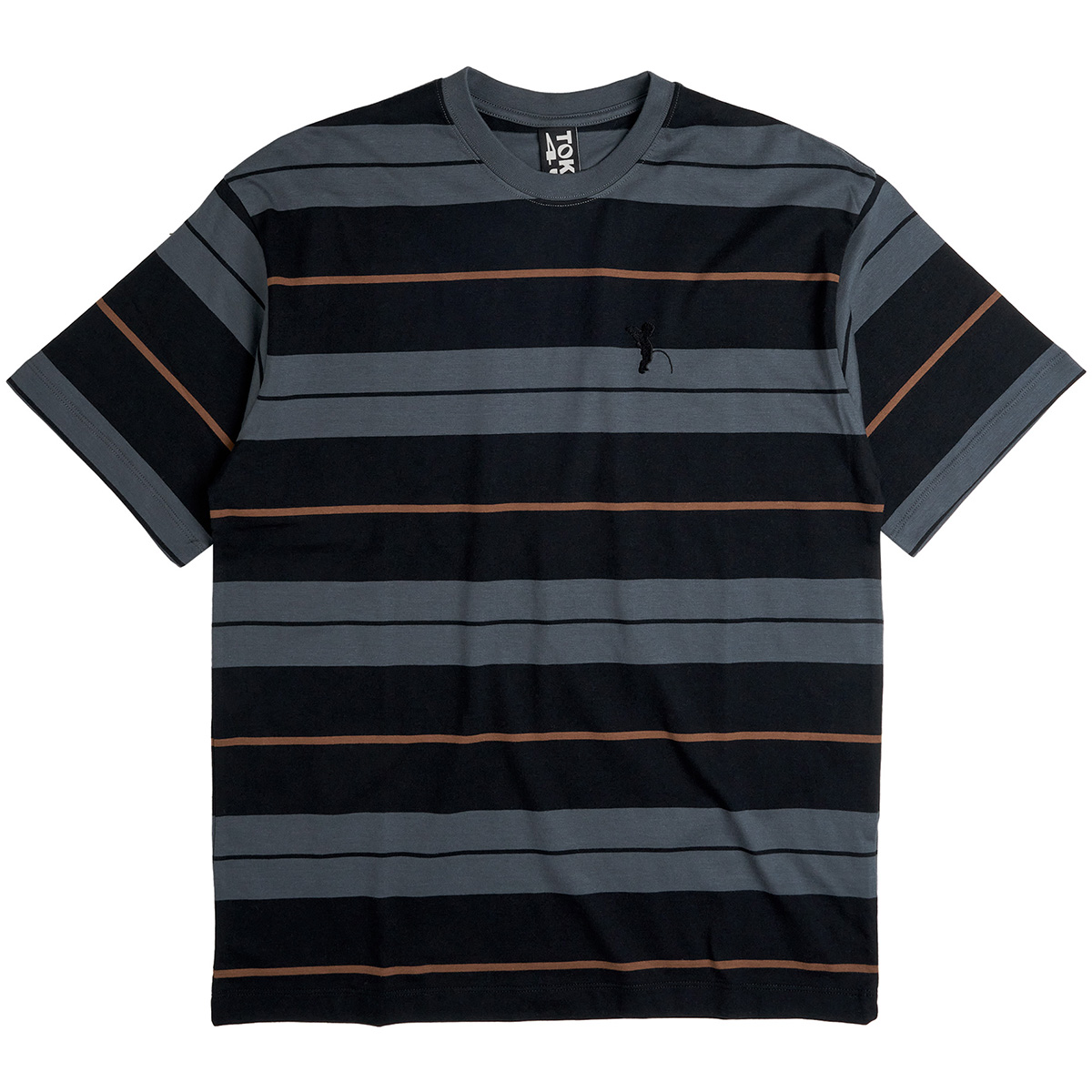 Token Fences T-Shirt Grey Striped