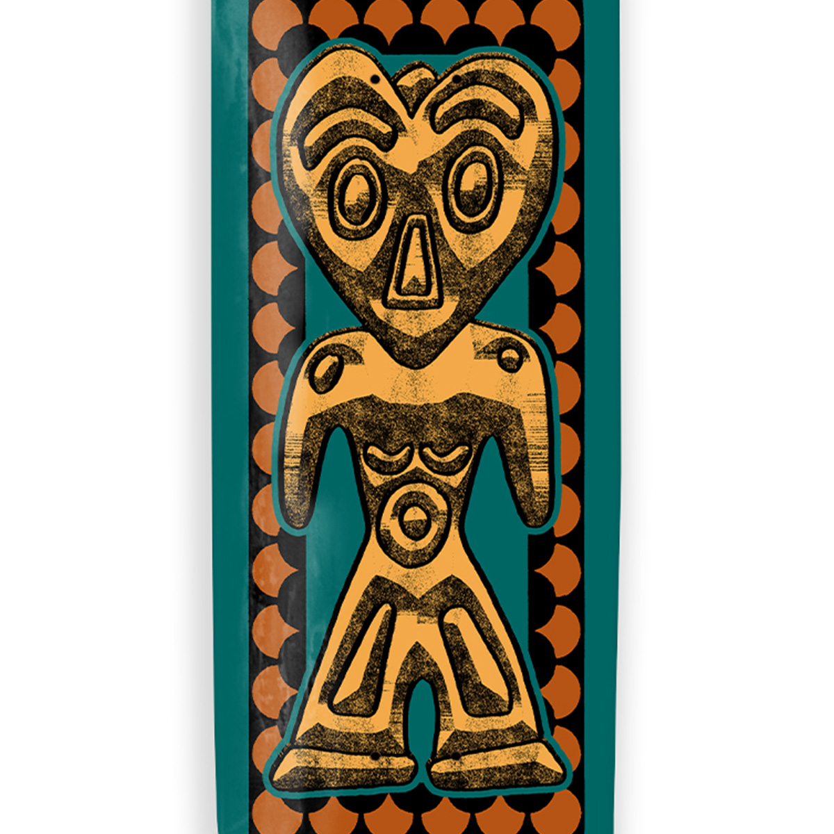 Pass Port Heart Head Dogu Series Skateboard Deck 8.5