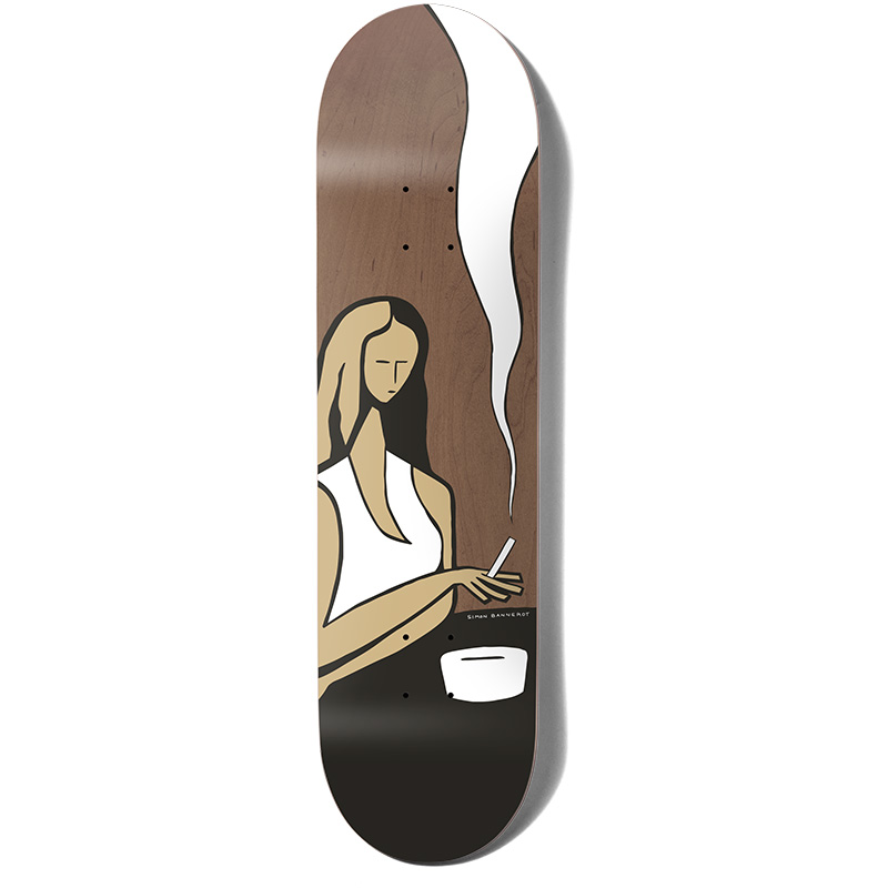 Girl Bannerot Smoke Contemplation Skateboard Deck 8.25 Girl Bannerot Smoke Contemplation Skateboard Deck 8.25