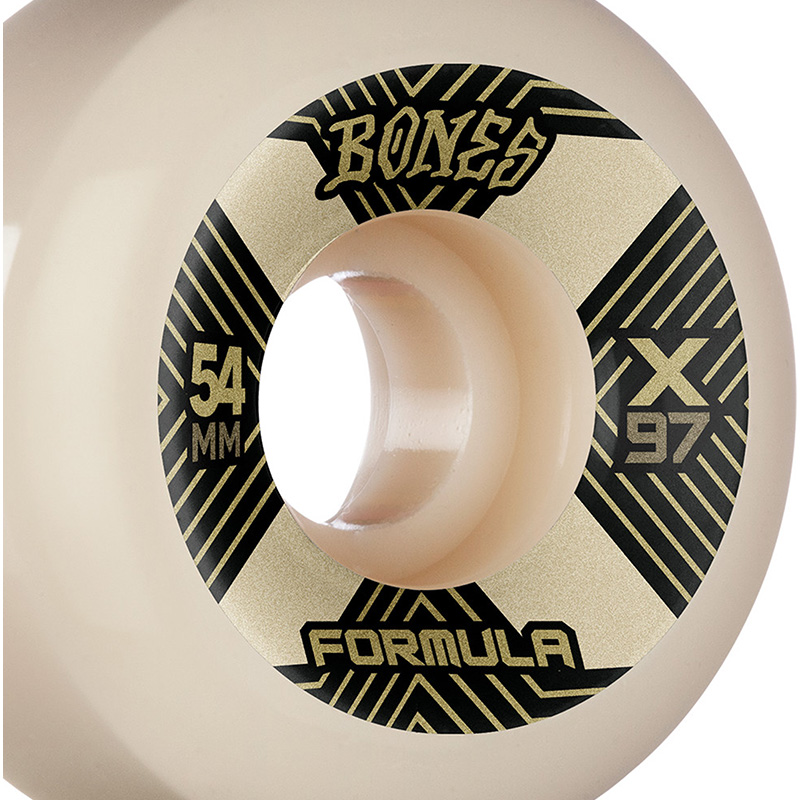Bones X Formula Xcell V6 Wide Cut Wheels 97A 54mm Bones X Formula Xcell V6 Wide Cut Wheels 97A 54mm