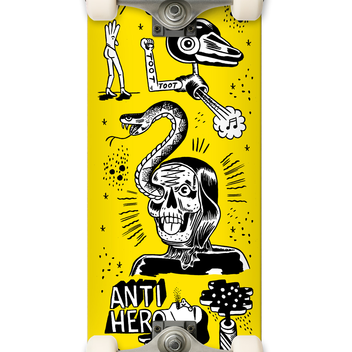Anti Hero Reach For The Stars Complete Skateboard 7.3