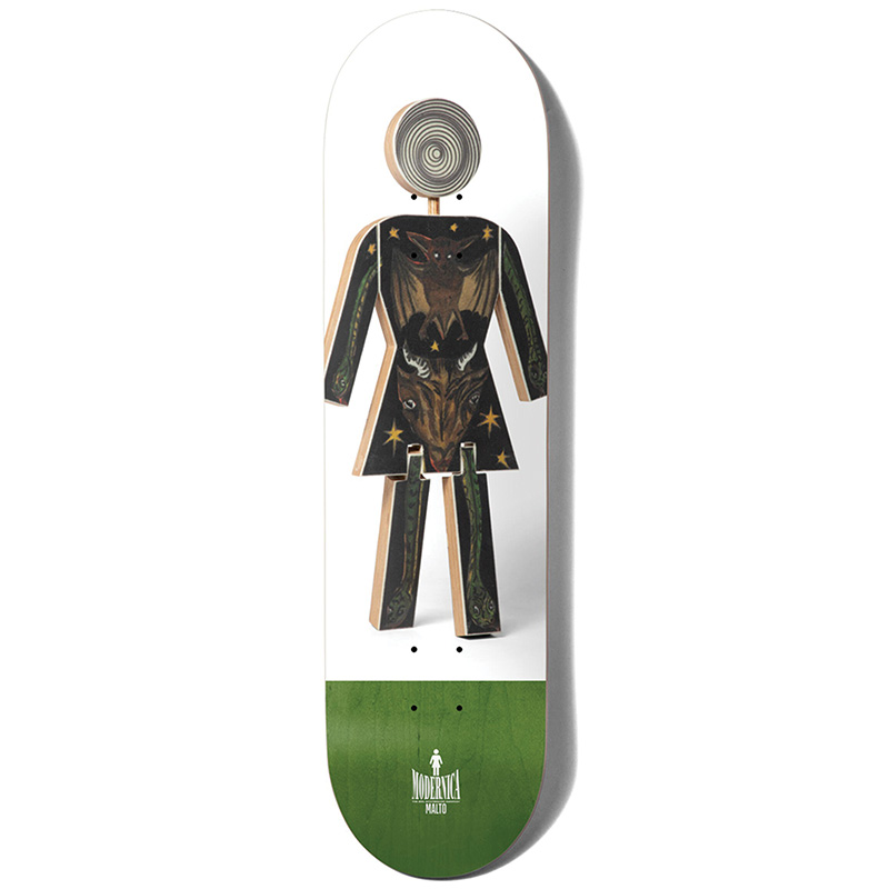 Girl Malto Modernica OG Skateboard Deck 8.25 Girl Malto Modernica OG Skateboard Deck 8.25
