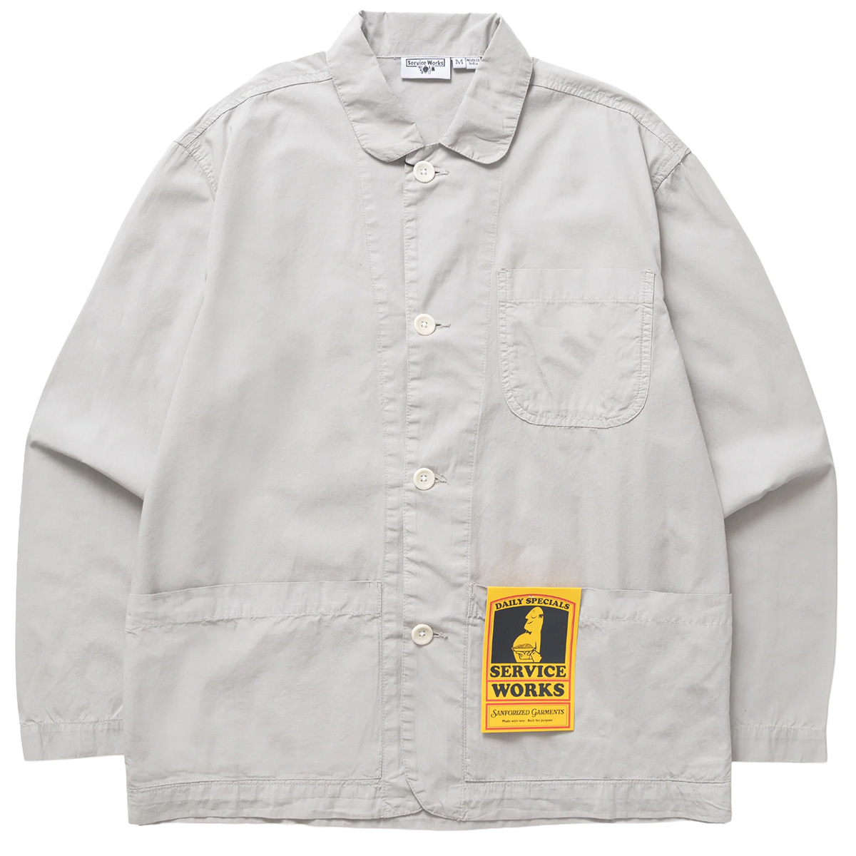 Service Works Easy Chef Shirt Silver