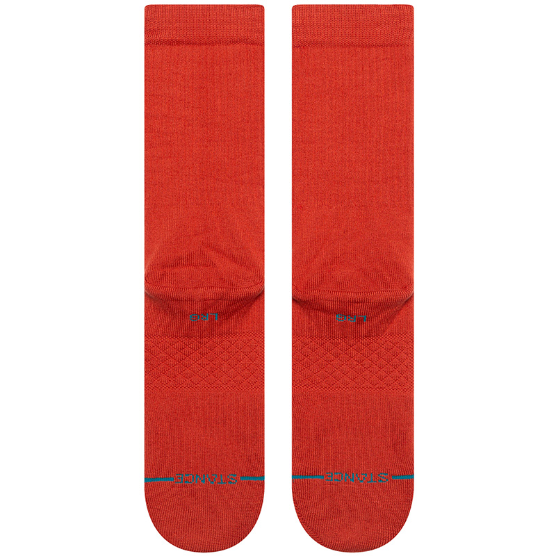 Stance Icon Socks Dark red