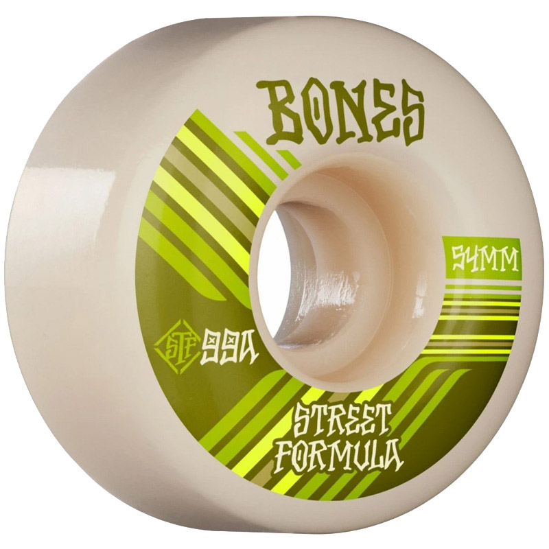 Bones STF Retros V4 Wide Wheels 99a White 54mm