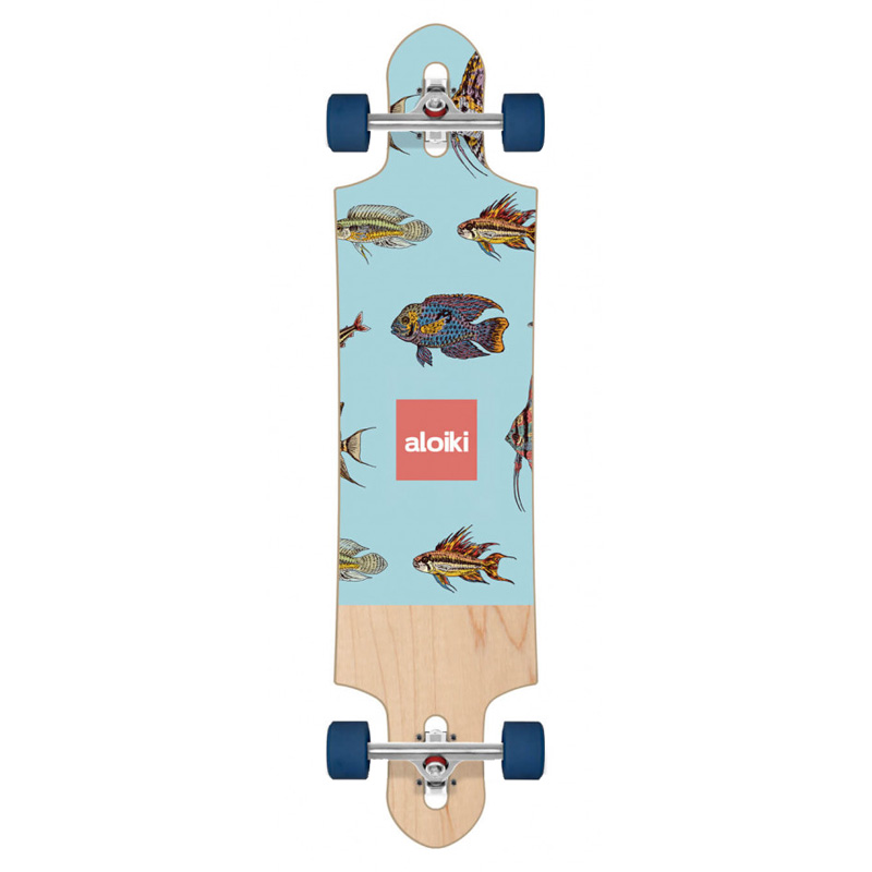 Aloiki Aquarium Complete Drop Trough Longboard 39.4