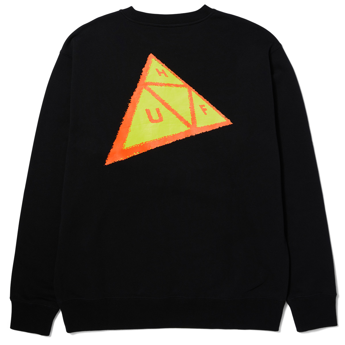 HUF Skewed Crewneck Sweater Black HUF Skewed Crewneck Sweater Black