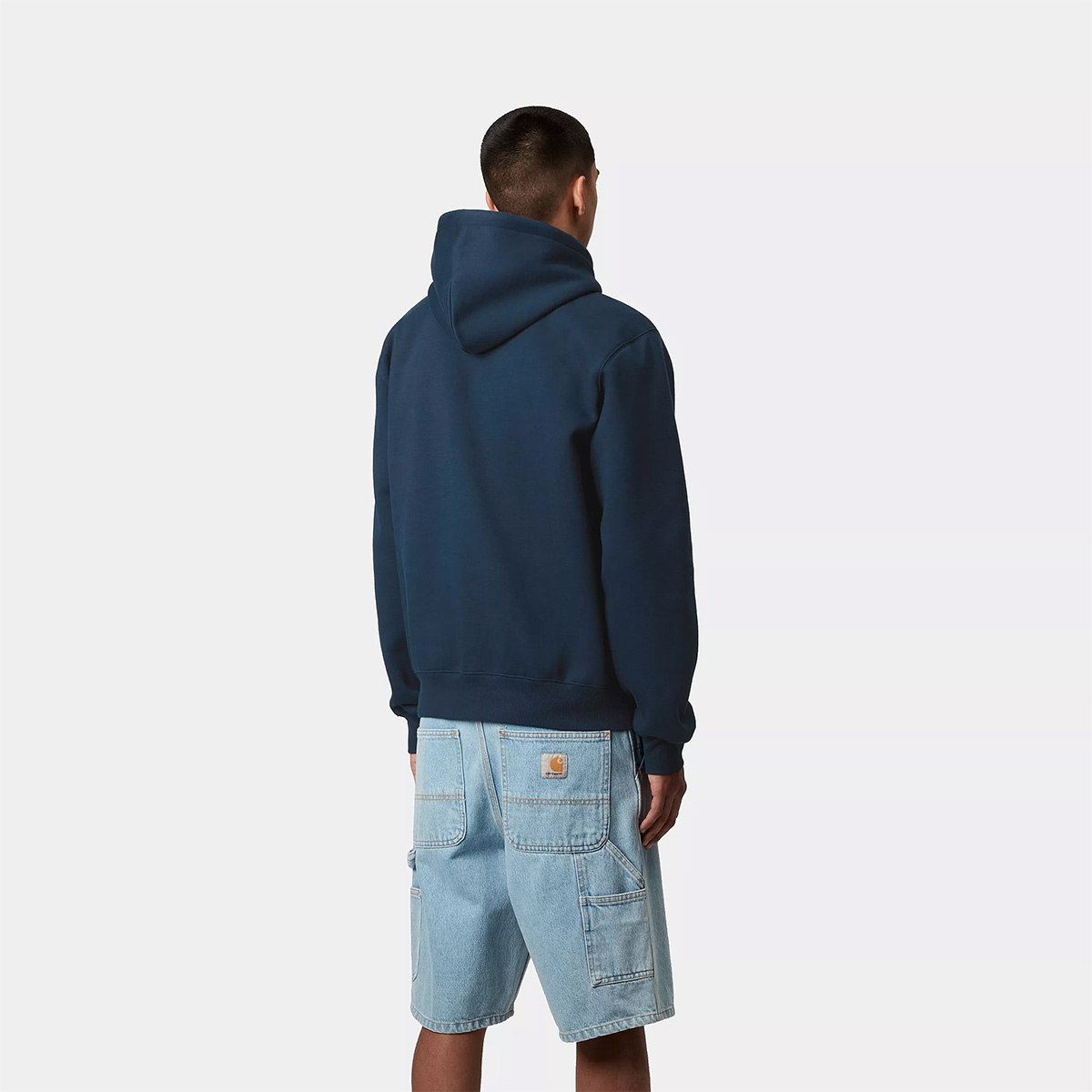 Carhartt WIP Carhartt Hooded Sweater Ink/Air Yellow Carhartt WIP Carhartt Hooded Sweater Ink/Air Yellow